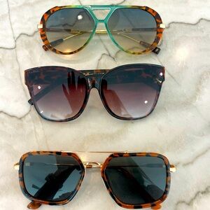 Sunglasses.  Brown and tortoise shell